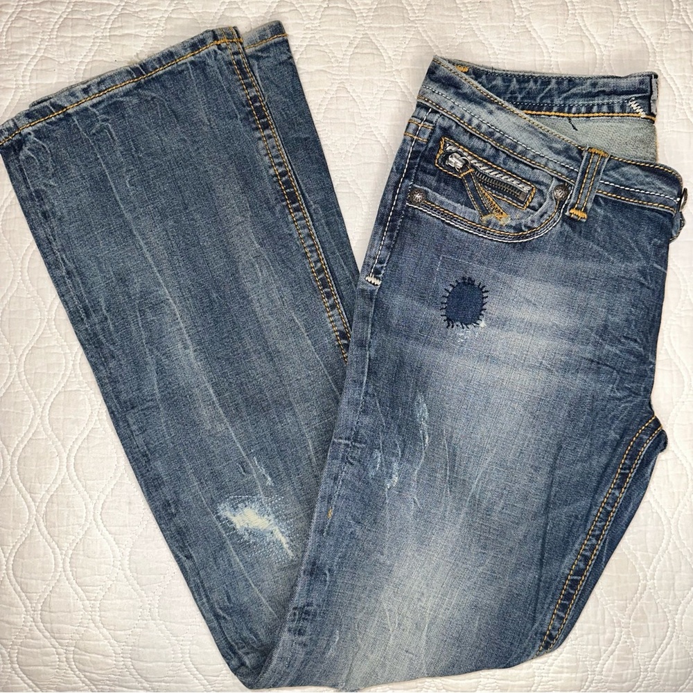 Y2K Rerock For Express Denim Bootcut Jeans For Women Size 8 Regular